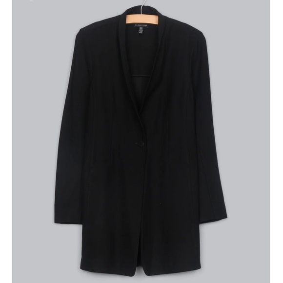 Eileen Fisher Washable Stretch Crepe Jacket size small - Picture 2 of 7